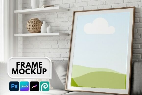 Download Canva &amp; PSD Frame Mockup Poster - Psd frame mockup Collection